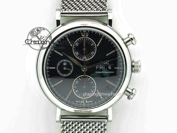 MIROTIME 0517 Mark XVIII IW327002 SS Mk Maker Best Edition White Dial On Black Leather Strap A SunProtective 7298